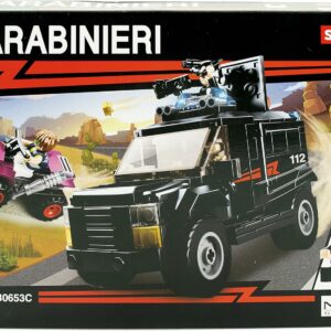 Nice Group Mattoncini-CARABINIERI Camionetta Costruzioni, Colore Blu Scuro
