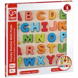 Hape- Puzzle In Legno Alfabeto
